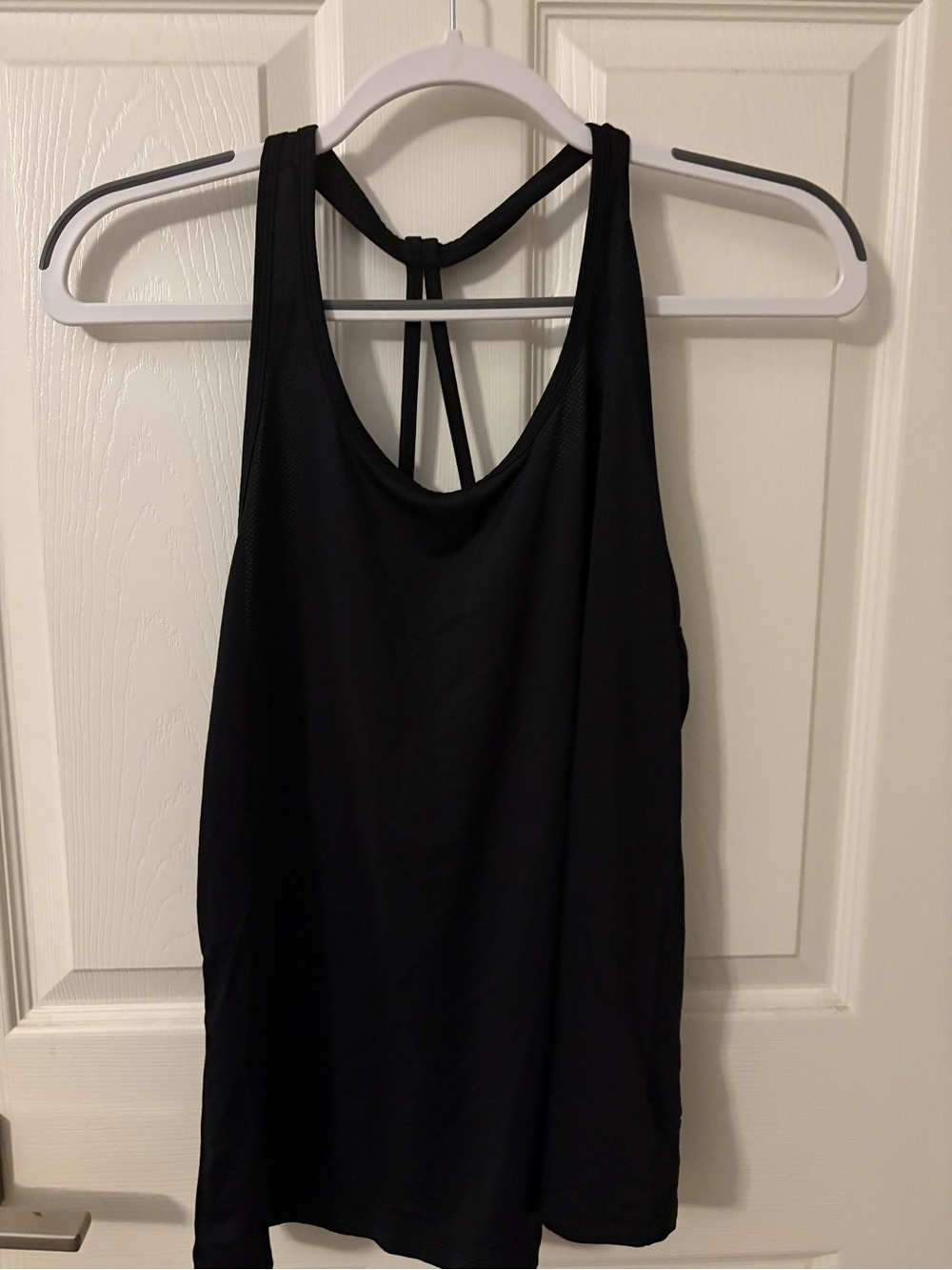 Old Navy Black Women's Strappy Racerback Tank Active Wear